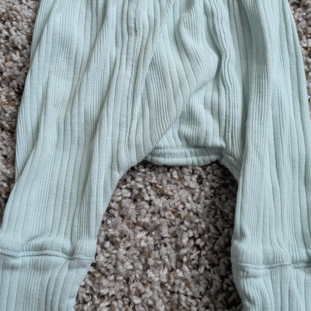 6/$35 Kate Quinn Mint Ribbed Kids Bottoms